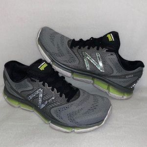 Pre-Owned New Balance Gray Rubix Mrubxgy Steel/Hi Lite Running Shoes Size 9 2E